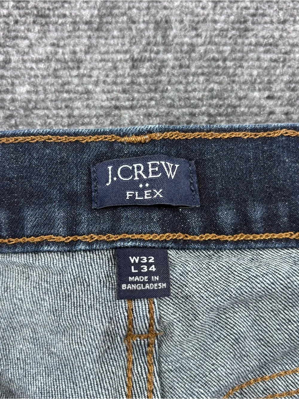 J Crew Dark Wash Flex Jeans Men’s 33X31* Slim Straight Leg
